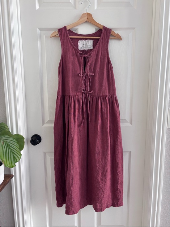 notPERFECTLINEN Dresses & Skirts - notPERFECTLINEN Edam Bow-tie Dress